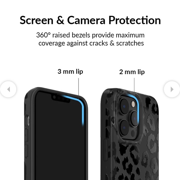 NIB Velvet Caviar Black Leopard iPhone 12/ 12 Pro Case - Picture 10 of 13